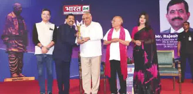 Honoured by Gujarat CM